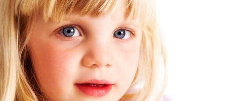 High Key Girl in Studio