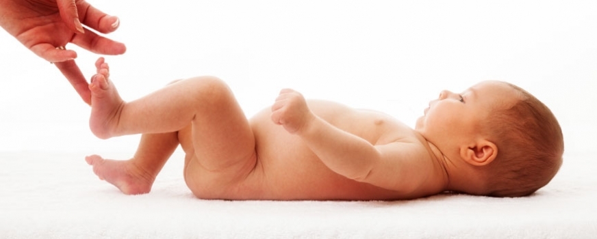Newborn Baby in Studio