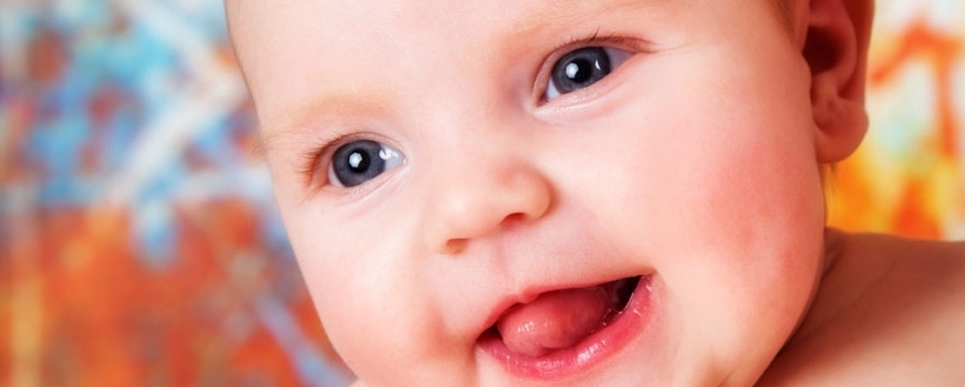 Newborn on Graffiti Backdrop