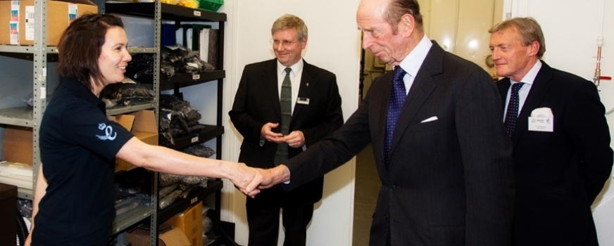HRH Duke of Kent Queens Award for OpTek Systems