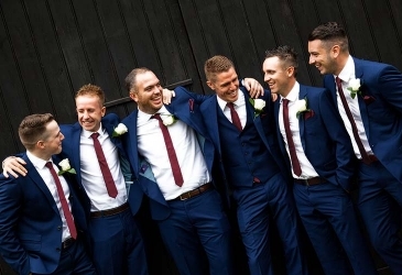 Weddings: Groom and best men